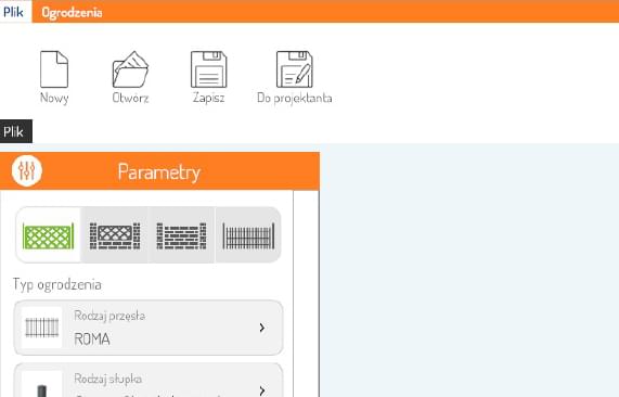 Zapisz projekt i listę produktów
