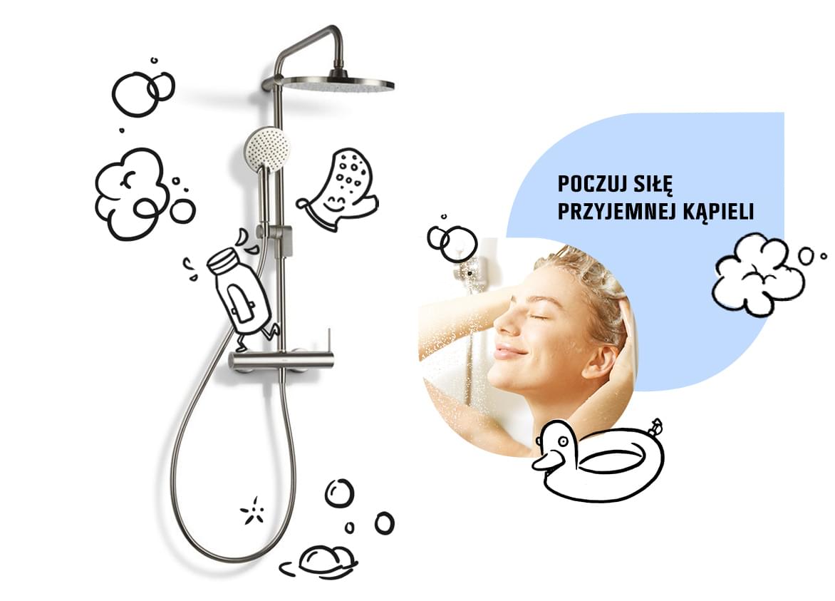 Poczuj siłę przyjemnej kąpieli